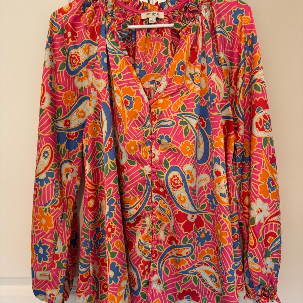 Floral Paisley Women's Top - Multicolor
